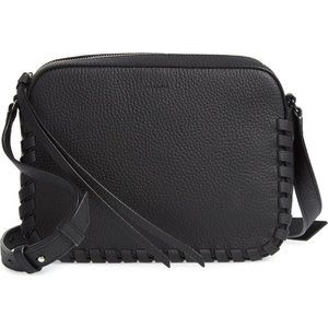 All Saints Kepi Mini Leather Crossbody Bag